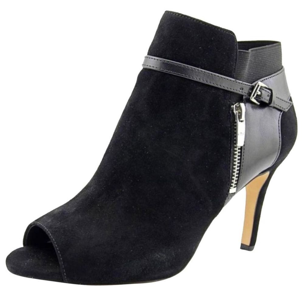Marc Fisher Black Box Savory Open Toed Booties/Heels